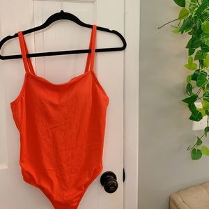 Red One-Piece bikini